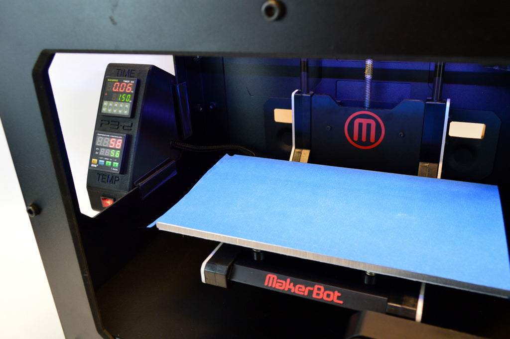 Replicator 2 Heated Aluminum Build Plate In Final Testing